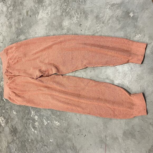 Anthropologie Daily Practice Pink Speckled Sweatpants Size Large - Picture 8 of 9